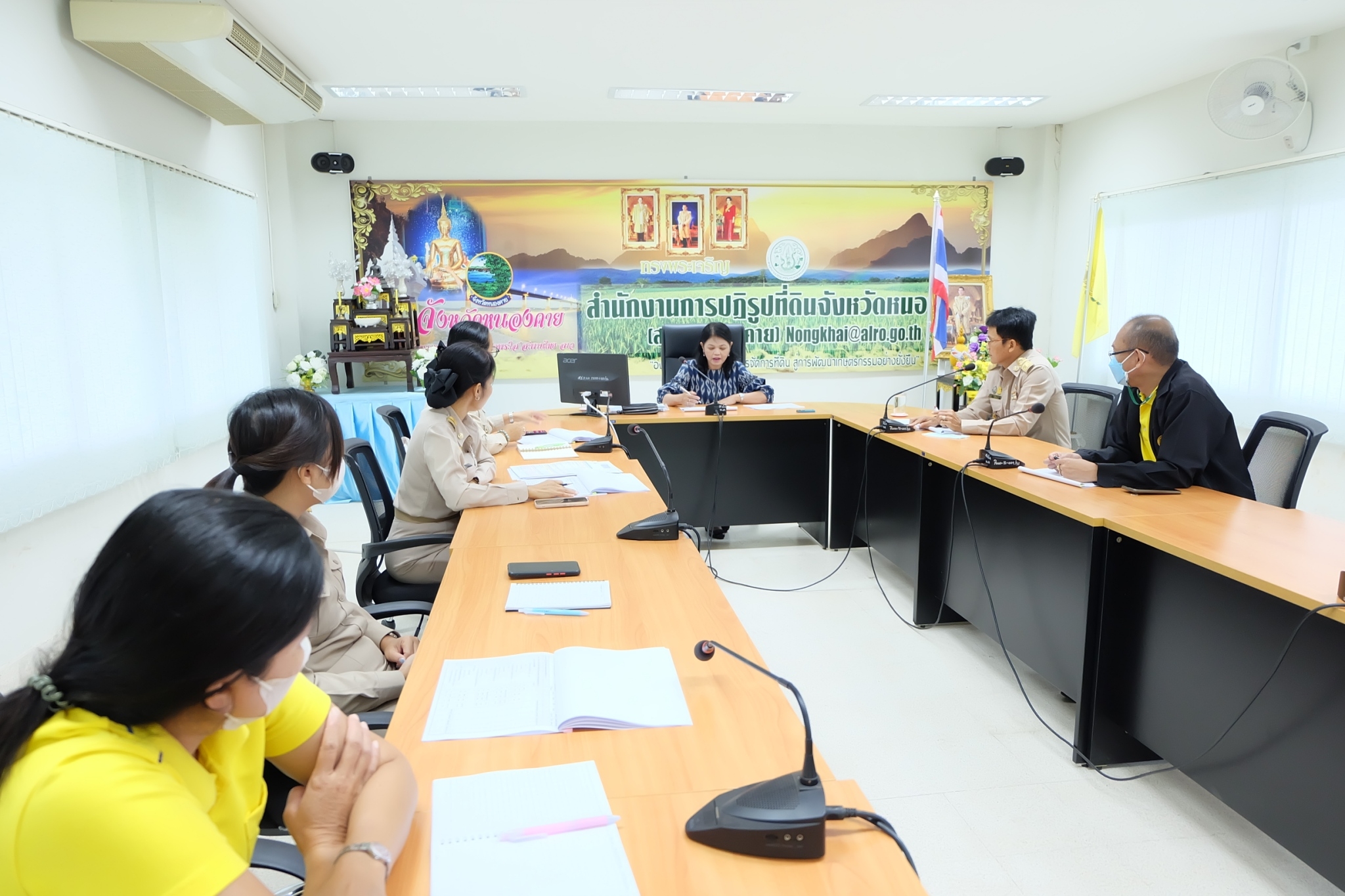 title - ผู้ตรวจราชการ ส.ป.ก. (เขตตรวจราชการที่ 10 ,11 ,12) ประชุมติดตามผลการดำเนินงานตามแผนการตรวจราชการ ส.ป.ก. ประจำปีงบประมาณ พ.ศ. 2566 รอบที่ 2 เขตตรวจราชการที่ 10 ณ ส.ป.ก.หนองคาย